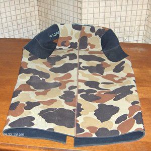 Camo Dog Vest XXL, Cabela's. Zipper Top